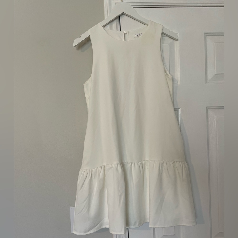 White Bridal Luncheon/Shower Dress